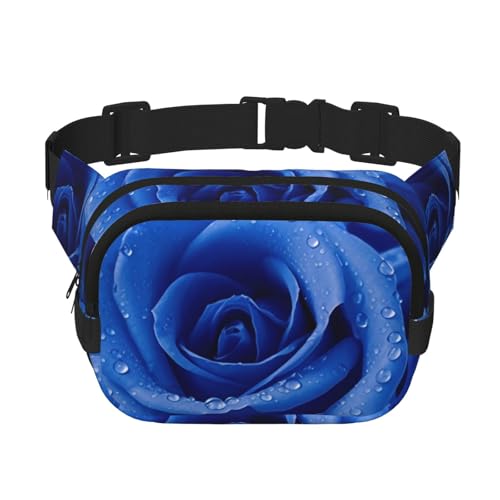 Bunte Hüfttasche mit Musiknoten für Männer und Frauen – verstellbare doppelte Bauchtasche für Reisen, Sport und Alltag, blau/rosa, Einheitsgröße Bunte Hüfttasche mit Musiknoten für Männer und Frauen – verstellbare doppelte Bauchtasche für Reisen, Sport und Alltag, blau/rosa, Einheitsgröße von ANABPRMA