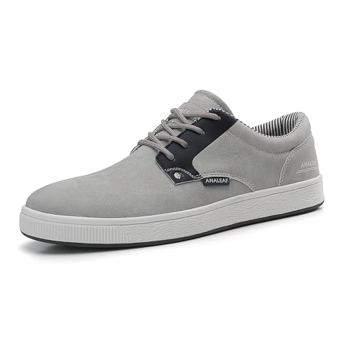 ANALEAF Herren Sneakers Oxfords Schuhe Turnschuhe Schnürhalbschuhe Sneaker von ANALEAF