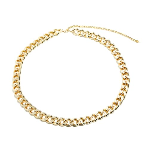 ANAZOZ Kettengürtel Punk, Taillengürtel Damen Gold Körperschmuck Damen Boho Minimalistisch Einzelne reihig Kette von ANAZOZ