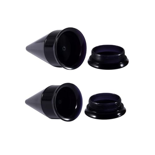 ANAZOZ Ohr Plug 10mm, Acryl Ohr Flesh Tunnel 2er Set Dehnstäbe Tunnel Herren, Ohr Expander Ohrringe Schwarz von ANAZOZ