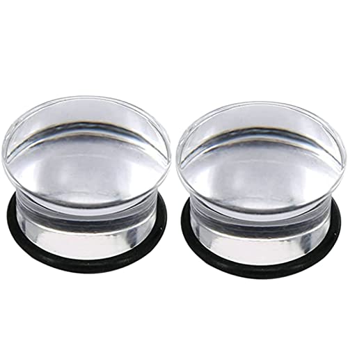 ANAZOZ Ohr Tunnel 18mm, Acryl Ohr Flesh Plug 2 Stück Piercing-Schmuck Damen, Ohr-Stretching Ohrringe Transparent ANAZOZ Ohr Tunnel 18mm, Acryl Ohr Flesh Plug 2 Stück Piercing-Schmuck Damen, Ohr-Stretching Ohrringe Transparent von ANAZOZ