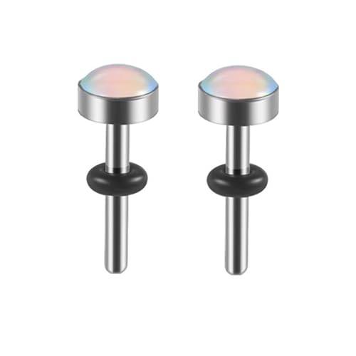 ANAZOZ Ohr Tunnel 2.5mm, Flesh Plug Edelstahl 2er Set Ohrringe Piercing Damen, Ohr Expander Ohrringe Weiß ANAZOZ Ohr Tunnel 2.5mm, Flesh Plug Edelstahl 2er Set Ohrringe Piercing Damen, Ohr Expander Ohrringe Weiß von ANAZOZ