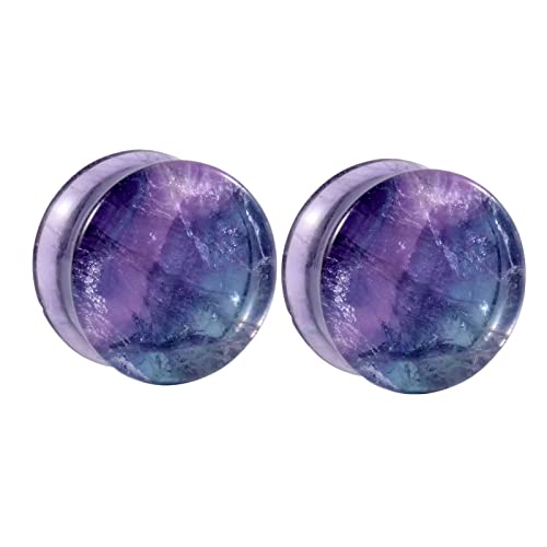 ANAZOZ Stein Tunnel 30mm, Ohr Plug Damen 2 stück Ohrringe Piercing Tunnel Solide Runde Form ANAZOZ Stein Tunnel 30mm, Ohr Plug Damen 2 stück Ohrringe Piercing Tunnel Solide Runde Form von ANAZOZ