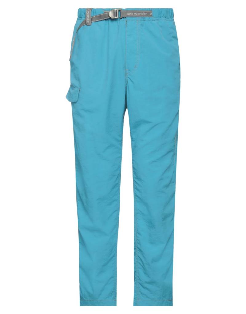 AND WANDER Hose Herren Azurblau von AND WANDER