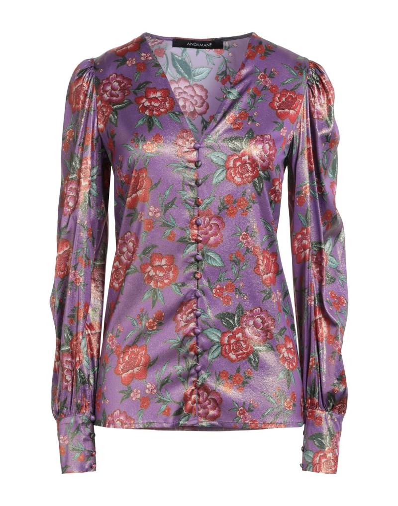 ANDAMANE Hemd Damen Violett von ANDAMANE