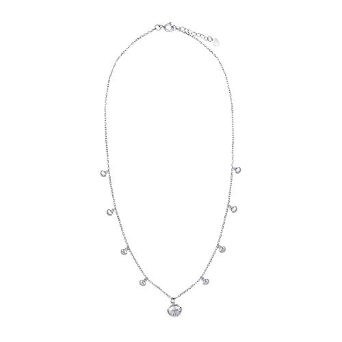 ANDANTE 925 Sterling Silber Damen Kette Halskette Muschelkette ** Muschel ** mit Mehreren zierlichen Anhängern in Form von Muscheln - längenverstellbar ANDANTE 925 Sterling Silber Damen Kette Halskette Muschelkette ** Muschel ** mit Mehreren zierlichen Anhängern in Form von Muscheln - längenverstellbar von ANDANTE