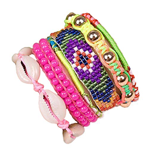 ANDANTE Hippie Fashion Armband Bahamas im Ethno-Design One Size mit Edelstahl Magnetverschluss (Modell 4002) - Kollektion 2019 Sale !!! von ANDANTE