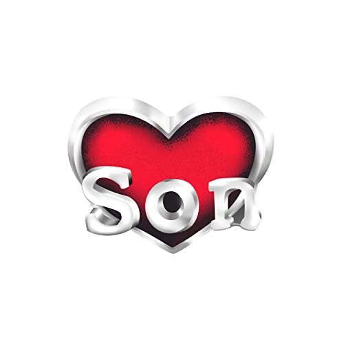 ANDANTE Silber Floating Charm Schwebendes Medaillon Son (Sohn) von ANDANTE