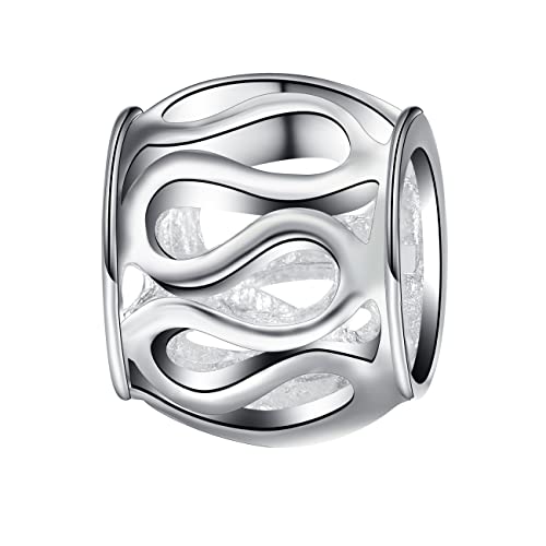 Andante-Stones 925 Sterling Silber Bead Charm Tropfen Element Kugel für European Beads Modul Armband + Organzasäckchen von ANDANTE