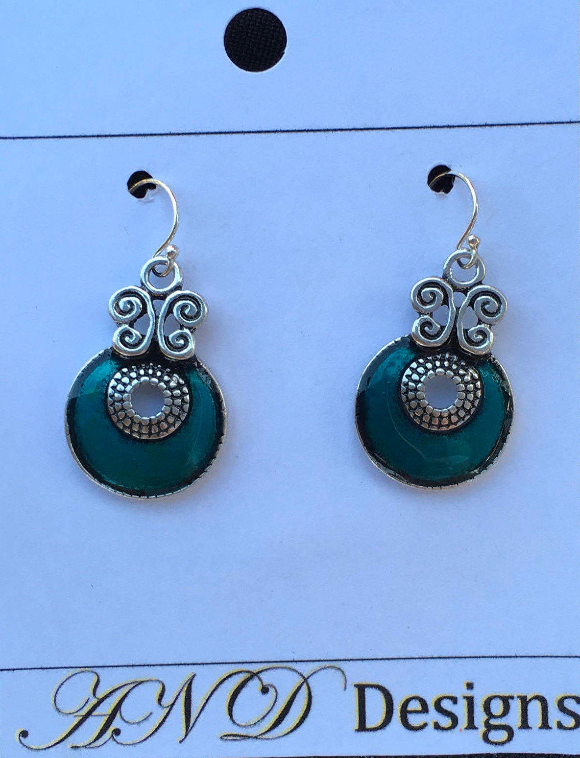 Türkis Silber Wirbel von ANDDesigns02