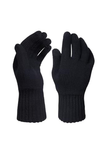 ANDER Merino Handschuhe Damen Winter - 100% Merinowolle Strickhandschuhe Damen - Warme und Elegant Winterhandschuhe - Einheitsgröße - Flexibles und Angenehm Anzufassendes Material ANDER Merino Handschuhe Damen Winter - 100% Merinowolle Strickhandschuhe Damen - Warme und Elegant Winterhandschuhe - Einheitsgröße - Flexibles und Angenehm Anzufassendes Material von ANDER