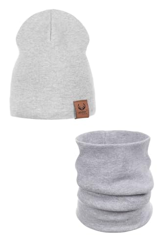 Ander Mütze Schal Set RIB - Mütze und Loop Set Junge und Mädchen von 3-5 Jahren - Schlauchschal Kinder und Kindermützen aus Baumwolle - Elastisch und Atmungsaktiv Ander Mütze Schal Set RIB - Mütze und Loop Set Junge und Mädchen von 3-5 Jahren - Schlauchschal Kinder und Kindermützen aus Baumwolle - Elastisch und Atmungsaktiv von ANDER