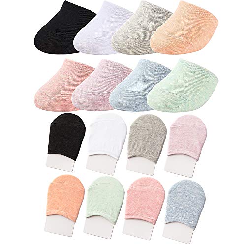 ANDERK 8 Paare Halbe Socken Damen Unsichtbare Rutschfeste Sneakersocken von ANDERK