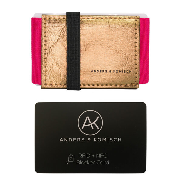 ANDERS & KOMISCH Kartenetui. Kleine Geldbörse RFID- & NFC Schutz – A&K MINI Bundle von ANDERS & KOMISCH