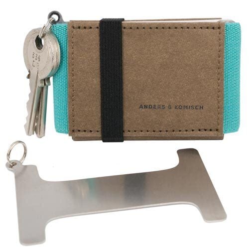 ANDERS & KOMISCH Kleines Portemonnaie mit Schlüsselanhänger für 1-3 Schlüssel von ANDERS & KOMISCH