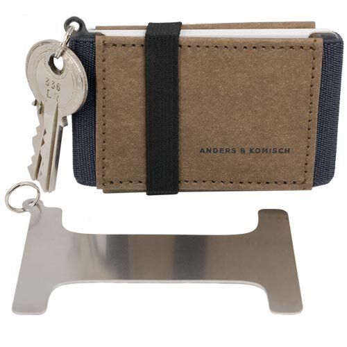 ANDERS & KOMISCH Kleines Portemonnaie mit Schlüsselanhänger für 1-3 Schlüssel von ANDERS & KOMISCH