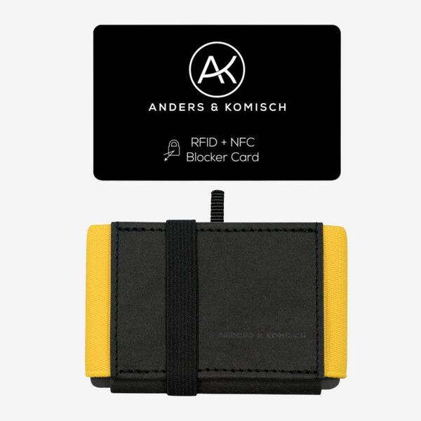 ANDERS & KOMISCH MINI DELUXE Slim Wallet mit RFID Schutz und Münzfach Schwarz ANDERS & KOMISCH MINI DELUXE Slim Wallet mit RFID Schutz und Münzfach Schwarz von ANDERS & KOMISCH