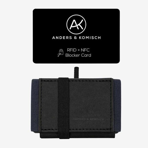 ANDERS & KOMISCH MINI DELUXE Slim Wallet mit RFID Schutz und Münzfach Schwarz ANDERS & KOMISCH MINI DELUXE Slim Wallet mit RFID Schutz und Münzfach Schwarz von ANDERS & KOMISCH