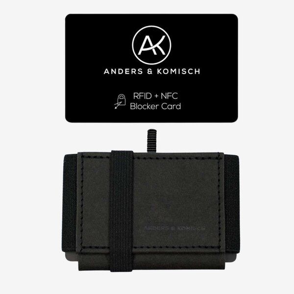 ANDERS & KOMISCH MINI DELUXE Slim Wallet mit RFID Schutz und Münzfach Schwarz ANDERS & KOMISCH MINI DELUXE Slim Wallet mit RFID Schutz und Münzfach Schwarz von ANDERS & KOMISCH