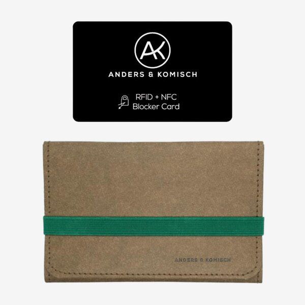 ANDERS & KOMISCH Mittelgroßes Portemonnaie mit RFID Schutz - A&K KOMPAKT von ANDERS & KOMISCH