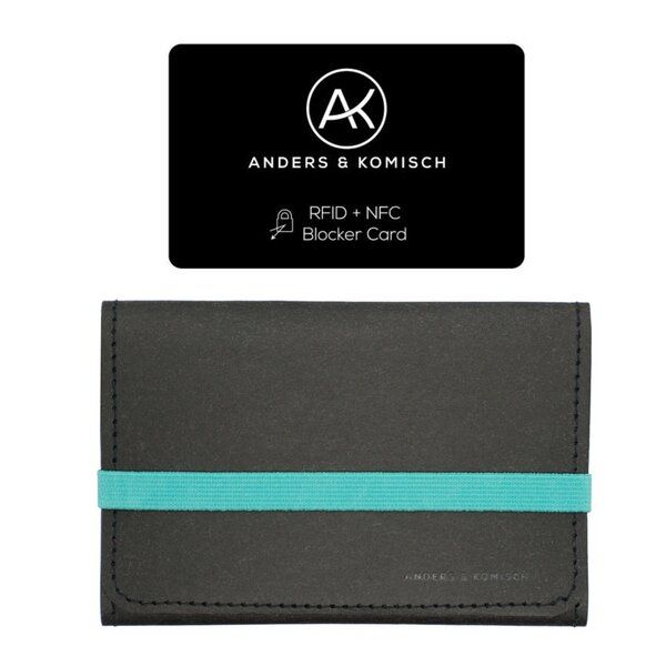 ANDERS & KOMISCH Mittelgroßes Portemonnaie mit RFID Schutz - A&K KOMPAKT von ANDERS & KOMISCH
