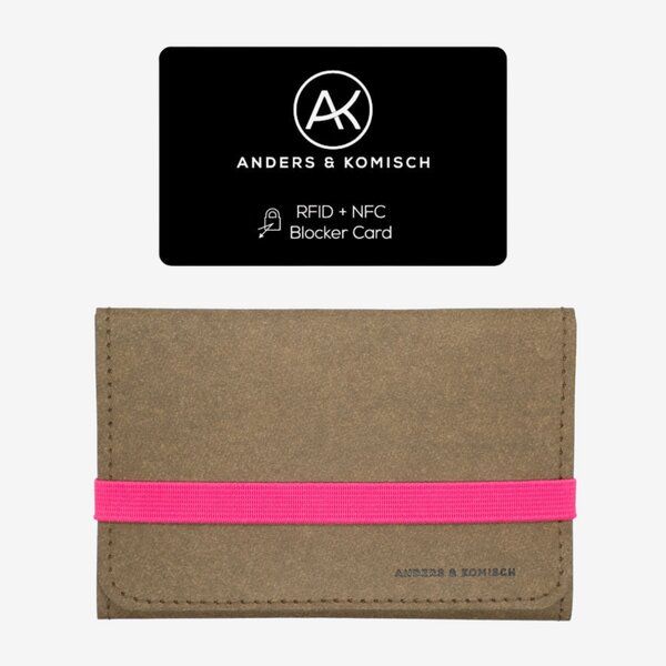 ANDERS & KOMISCH Mittelgroßes Portemonnaie mit RFID Schutz - A&K KOMPAKT von ANDERS & KOMISCH