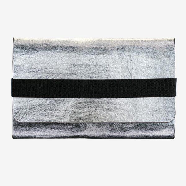 ANDERS & KOMISCH Slim Wallet mit Münzfach - Kartenetui - A&K TINY Silber von ANDERS & KOMISCH