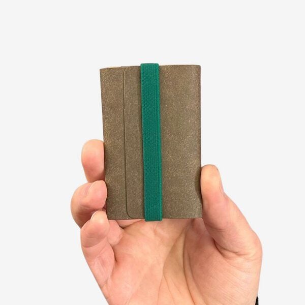 ANDERS & KOMISCH Veganes Kreditkartenetui - Cardholder mit Münzfach - A&K TINY Braun von ANDERS & KOMISCH