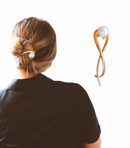 ANDI Antoinette Vintage Metall Haarschmuck für Frauen und Mädchen Französisch Twist Haarnadel von ANDI