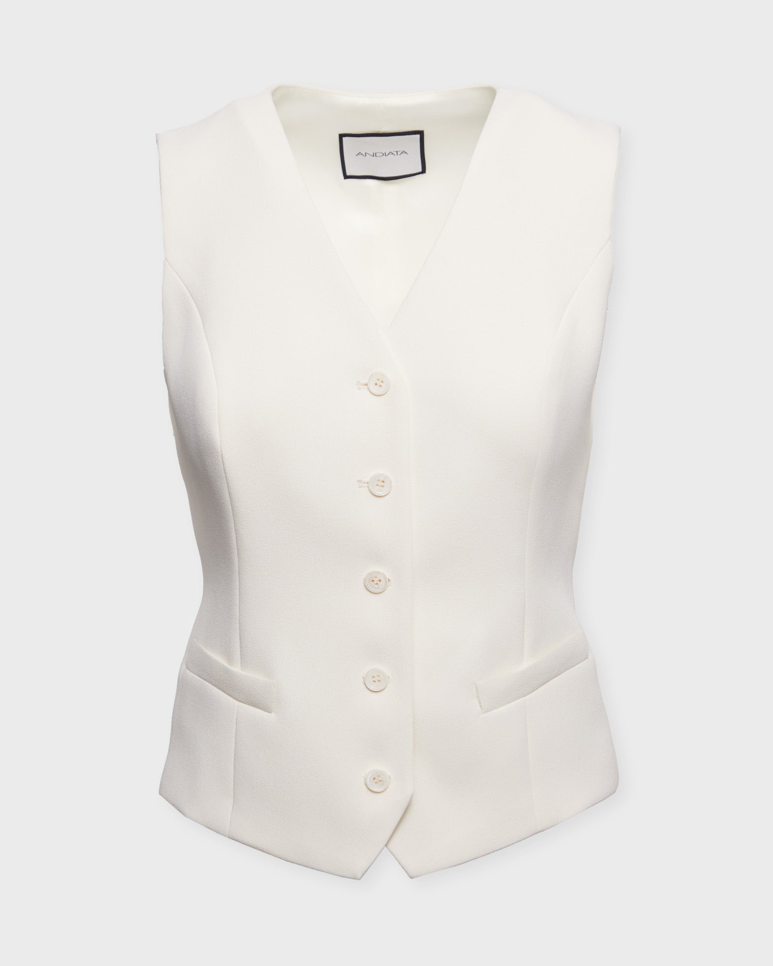 ANDIATA Vest Maria Chalk von ANDIATA