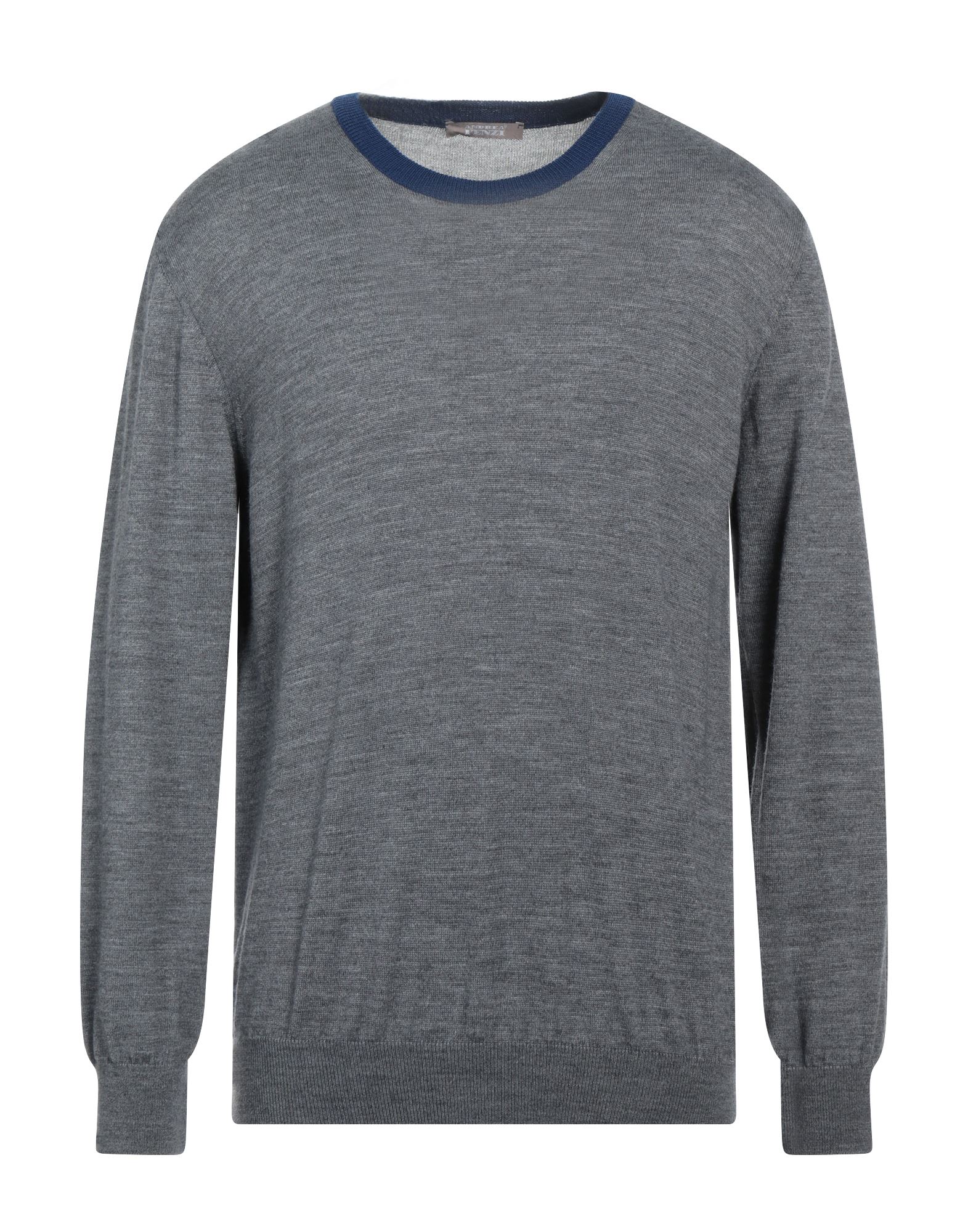 ANDREA FENZI Pullover Herren Grau von ANDREA FENZI