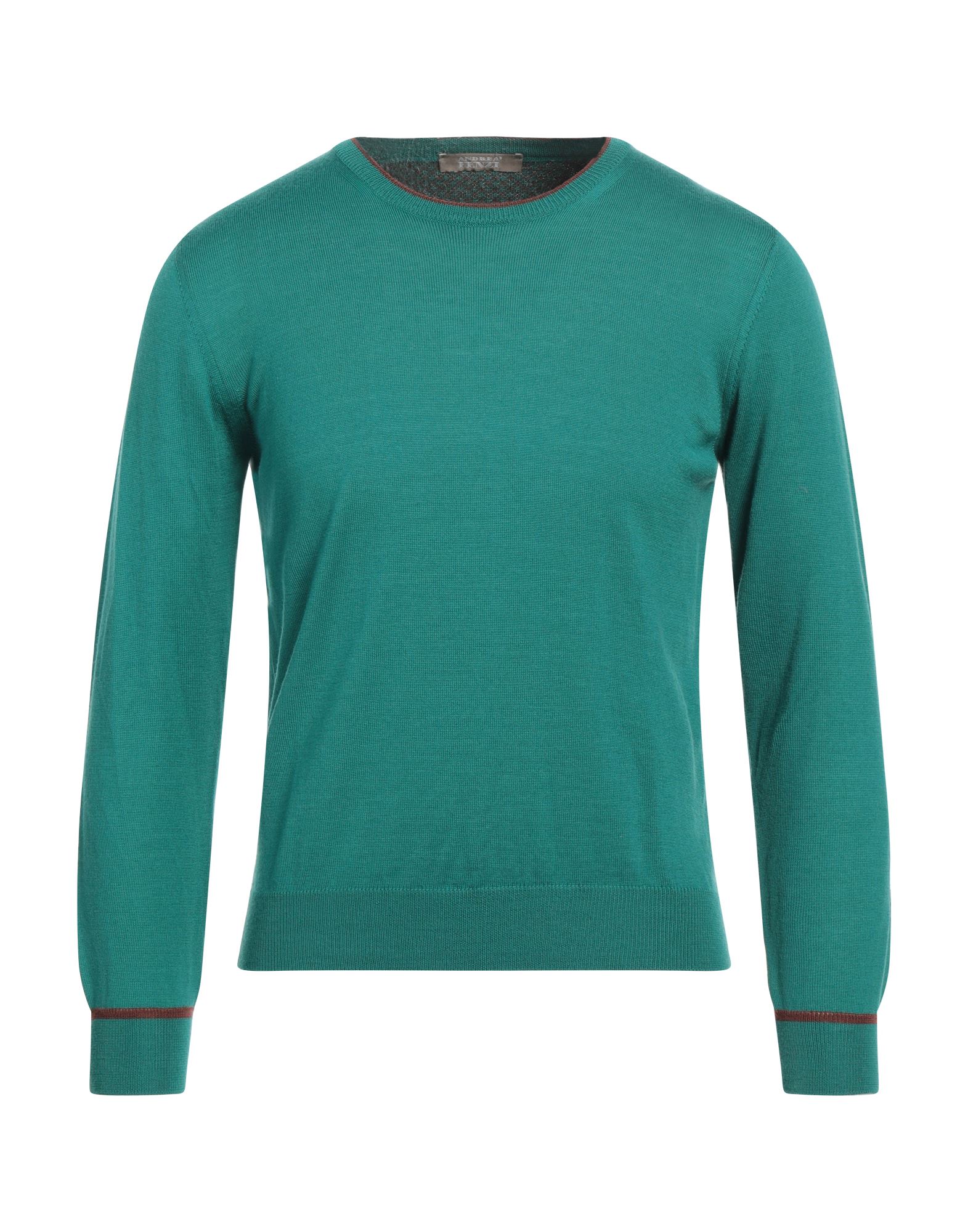 ANDREA FENZI Pullover Herren Vert Émeraude von ANDREA FENZI