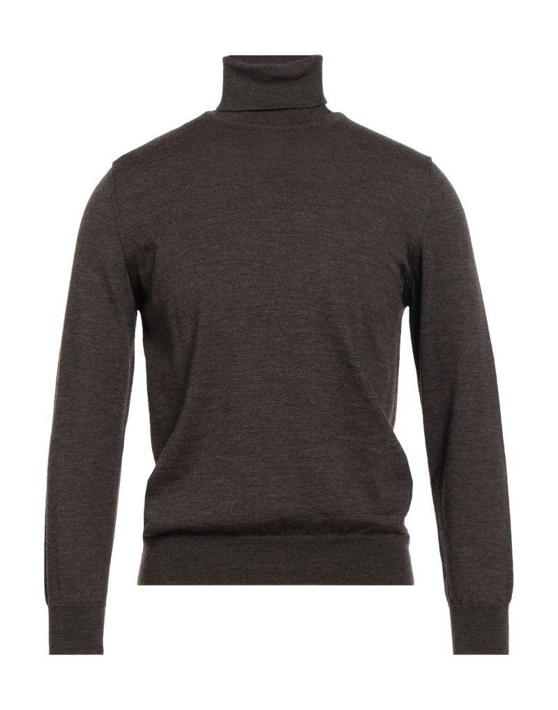 ANDREA FENZI Rollkragenpullover Herren Dunkelbraun von ANDREA FENZI