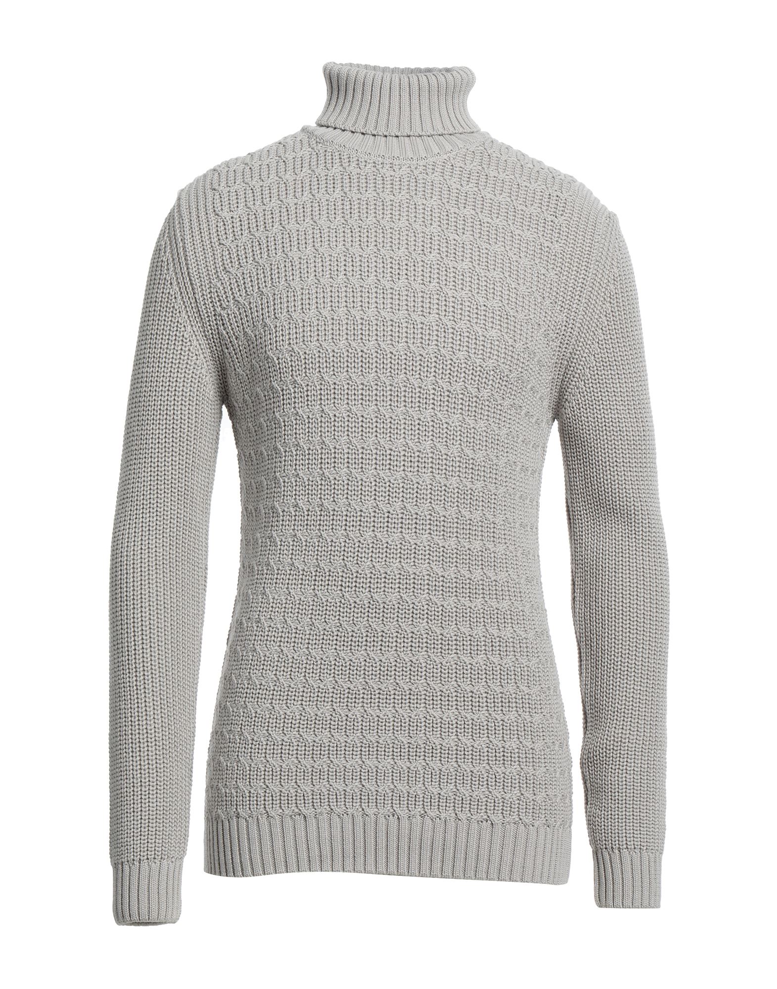 ANDREA FENZI Rollkragenpullover Herren Grau von ANDREA FENZI