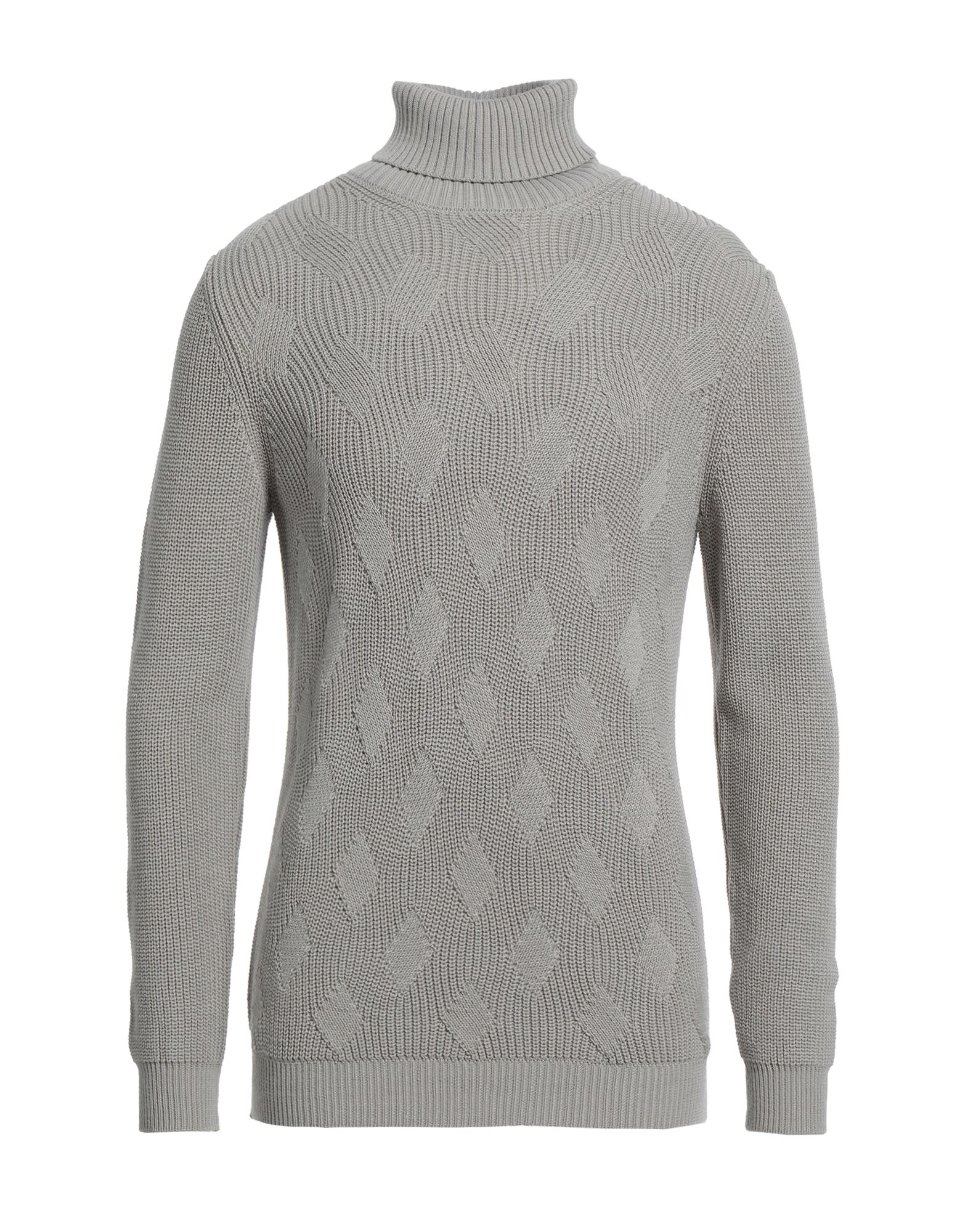 ANDREA FENZI Rollkragenpullover Herren Grau von ANDREA FENZI