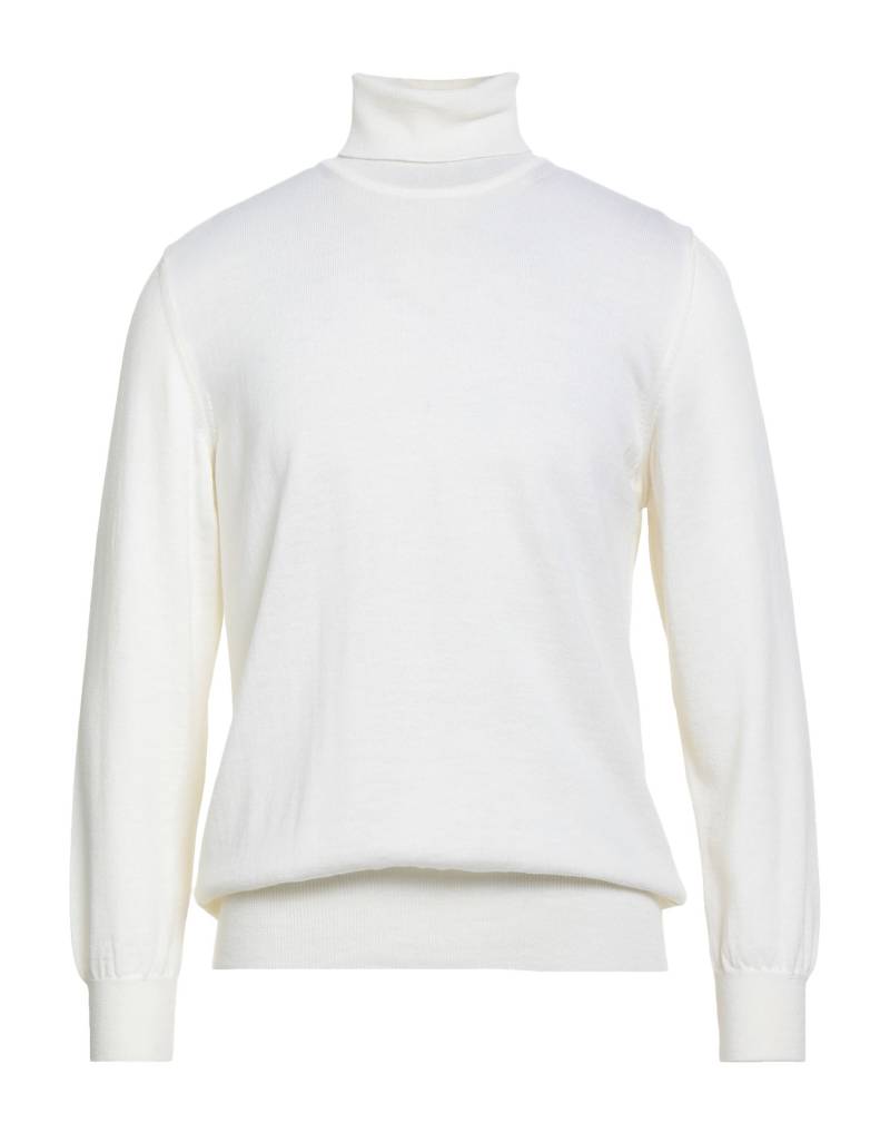 ANDREA FENZI Rollkragenpullover Herren Weiß von ANDREA FENZI