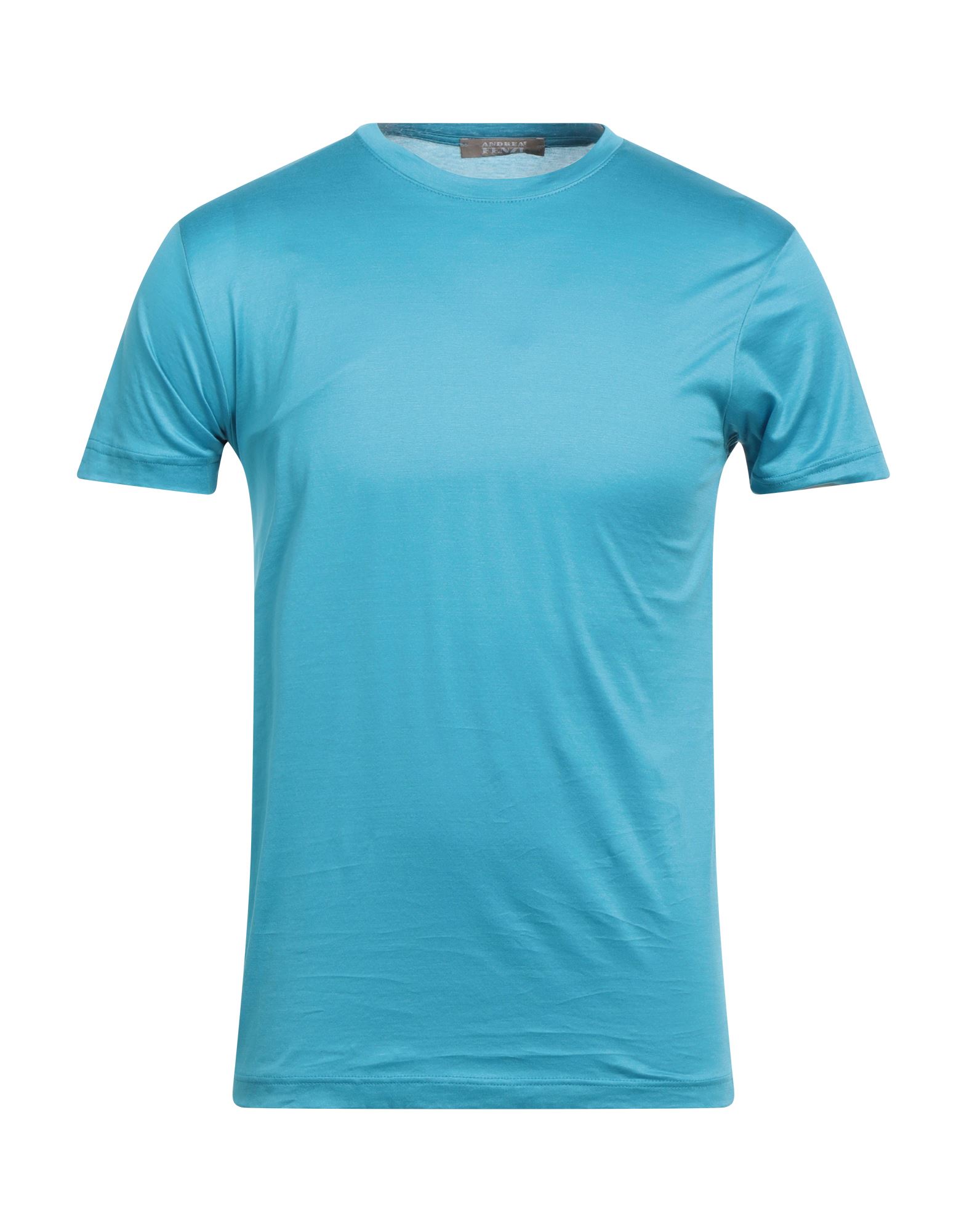 ANDREA FENZI T-shirts Herren Azurblau von ANDREA FENZI