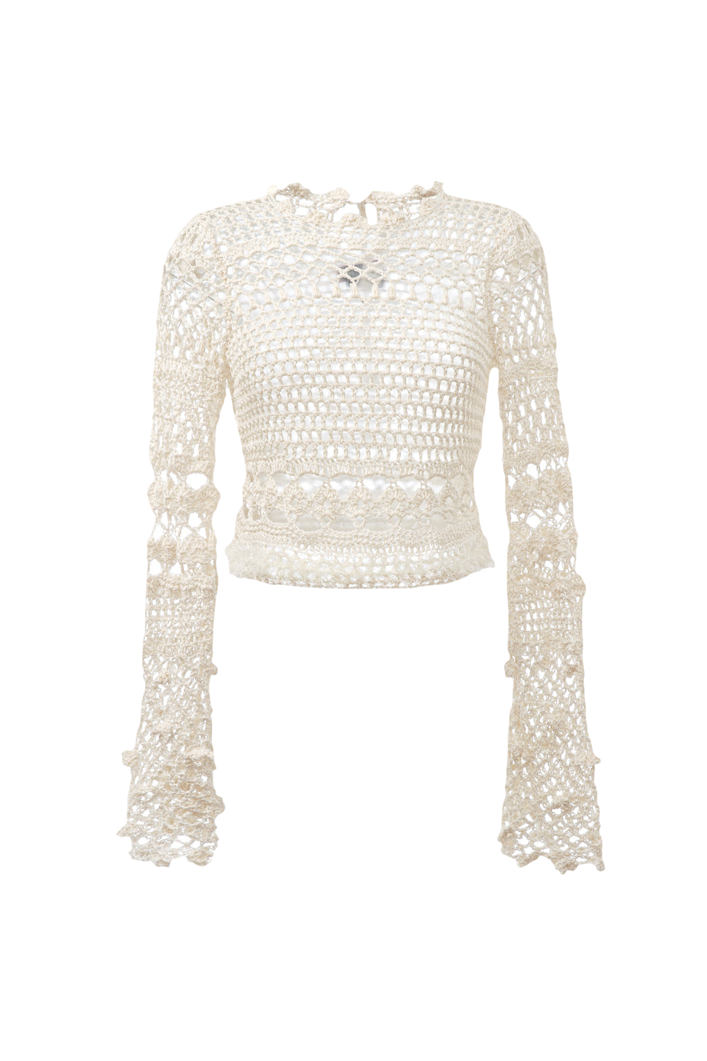 Malva White Handmade Crochet Top von ANDREEVA