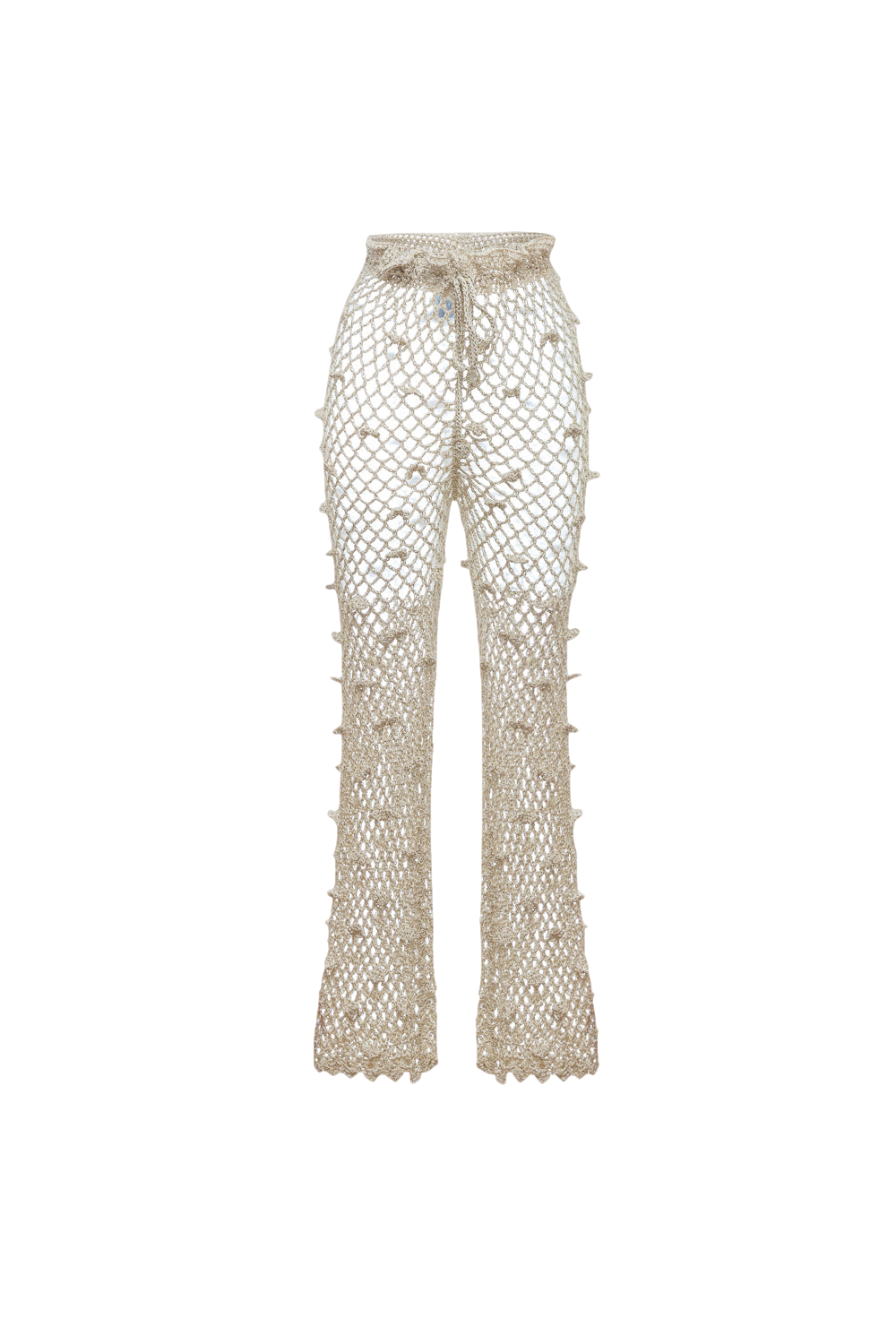 Metallic Handmade Crochet Pants von ANDREEVA