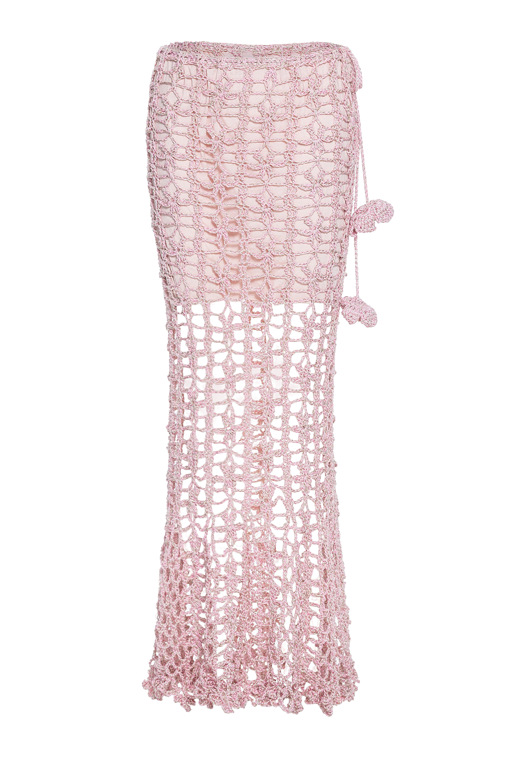 Pink Vanilla Handmade Knit Skirt - Pink - L - ANDREEVA - Maxi skirts Pink Vanilla Handmade Knit Skirt - Pink - L - ANDREEVA - Maxi skirts von ANDREEVA