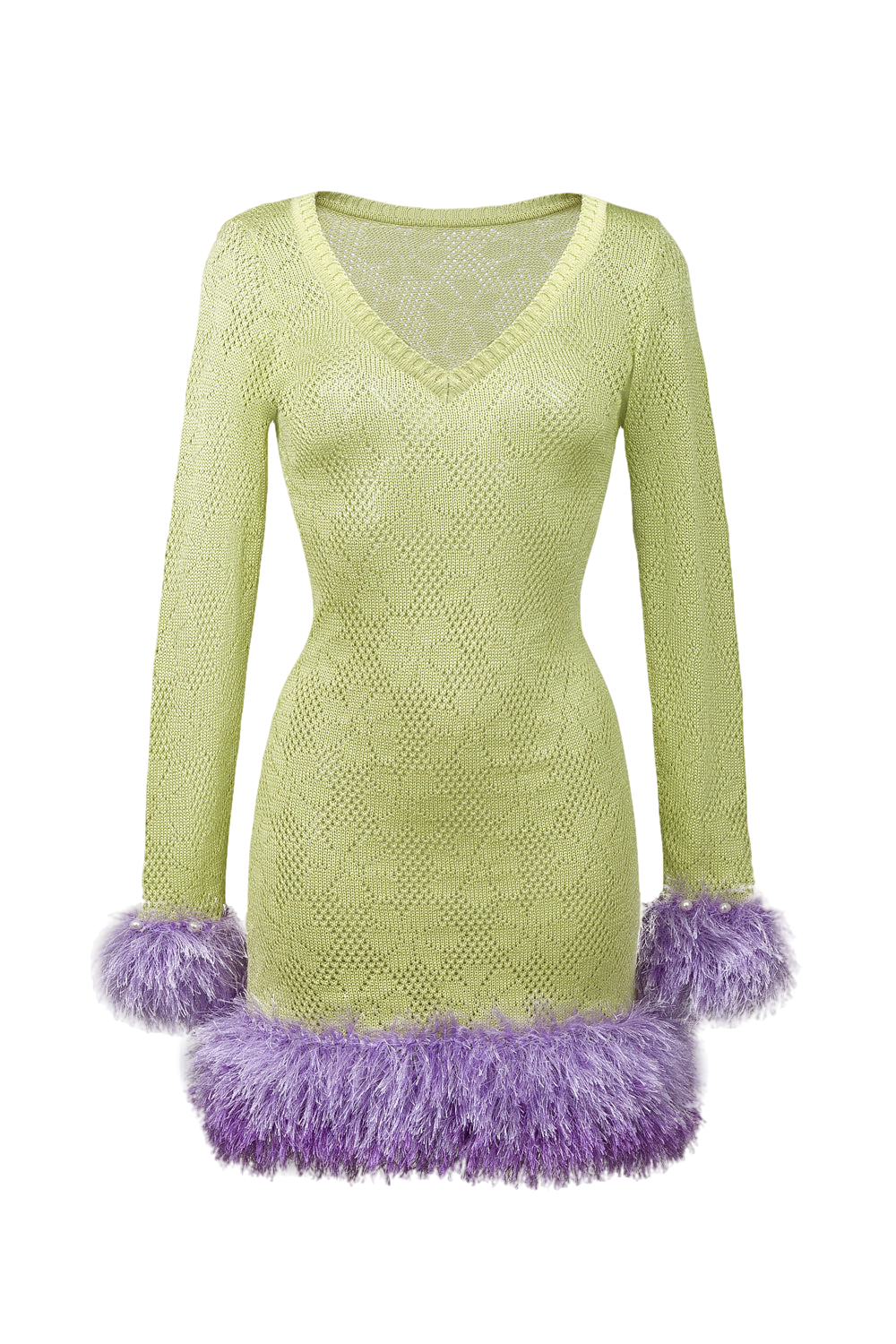 Tropic Knit Dress With Handmade Details von ANDREEVA