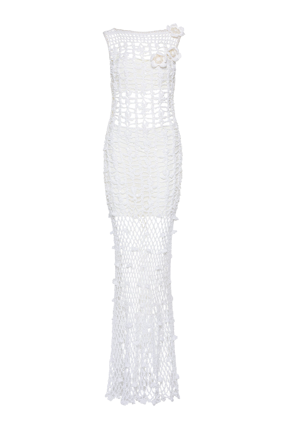 White Vanilla Handmade Maxi Crochet Dress - White - M - ANDREEVA - Maxi dresses White Vanilla Handmade Maxi Crochet Dress - White - M - ANDREEVA - Maxi dresses von ANDREEVA