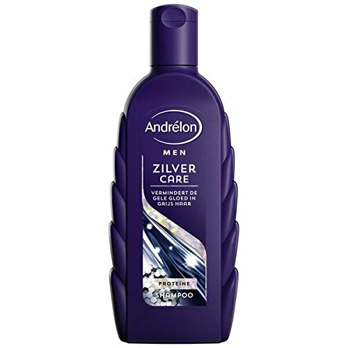 Andrelon Shampoo Men - Silver Care - für Männer mit grauem oder weißem Haar - 6er Pack (6 x 300ml) von ANDRELON