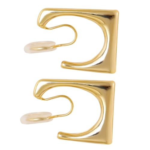 1Paar Clip Ohrringe für Frauen Ohrmanschetten Metall nicht Durchdringende Ohrclips Eleganter Schmuck für Damen Perfektes von ANDRESLAD