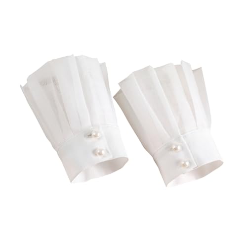 ANDRESLAD Manschetten Mit Spitzenbesatz 1 Paar Dekorative Handgelenkmanschetten Modisches Accessoire Abnehmbar von ANDRESLAD