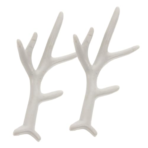 ANDRESLAD 1paar Kunstleder- -hirschgeweih-stirnband Für Cosplay Und Fotografie Große Reindeer Horns Dekoratives Zubehör Für Weihnachten Und Halloween von ANDRESLAD