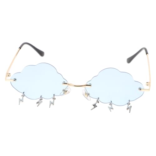 ANDRESLAD 1 Paar Wolke Sonne Lustige Sonnenbrille Party Sonnenbrille Coole Sonnenbrille Wolken Sonnenbrille Wolken Brille Party Brille Sonnenbrillen Requisite Wolken Brille von ANDRESLAD