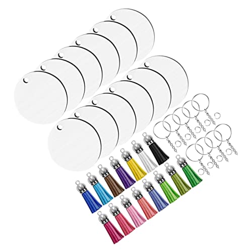 ANDRESLAD Schlüsselanhänger Aus Holz Dekorativer Sublimations-schlüsselanhänger Schlüsselzubehör Für Bastelbedarf von ANDRESLAD