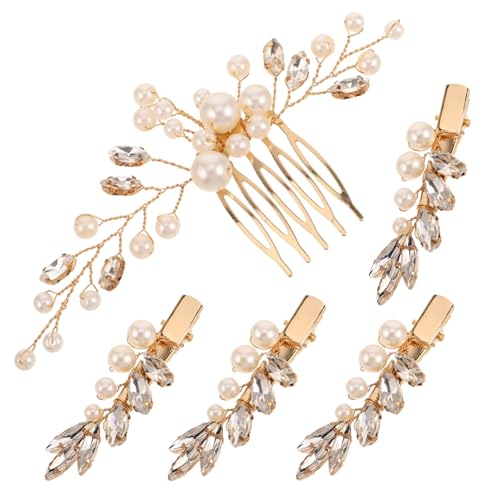 ANDRESLAD 1satz Haarschmuck Für Hochzeit Handgefertigte Kristall-haarspangen Mit Vintage Design Vielseitige Hochzeitsaccessoires Für Bräute Und Brautjungfern Für Besondere Anlässe von ANDRESLAD