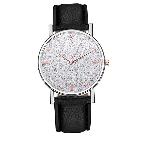 ANDRESLAD 1 Stück Damen Armbanduhr Hochwertigem Legierungsmaterial mit Lederimitat Vielseitig Einsetzbar für Business und Freizeit Modisches Design für Täglichen Gebrauch von ANDRESLAD